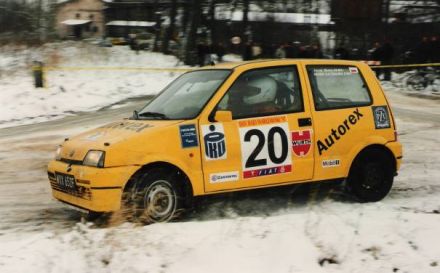 Jacek Sikora i Marek Kaczmarek - Fiat Cinquecento Sporting.